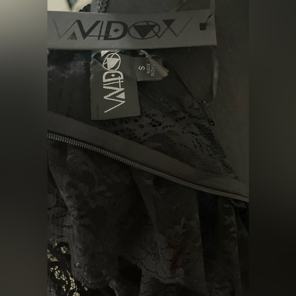 WIDOW NightFall Descent Victorian Vintage Style Sheer Lace Maxi Dress - Picture 6 of 6